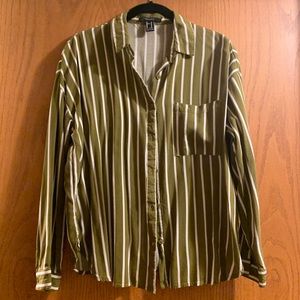 Forever 21 striped dolman shirt, size M